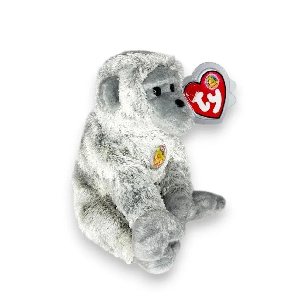 Virunga the Gorilla | Gentle Mountain Guardian | Mint Heart Tag TY Beanie‎ Baby